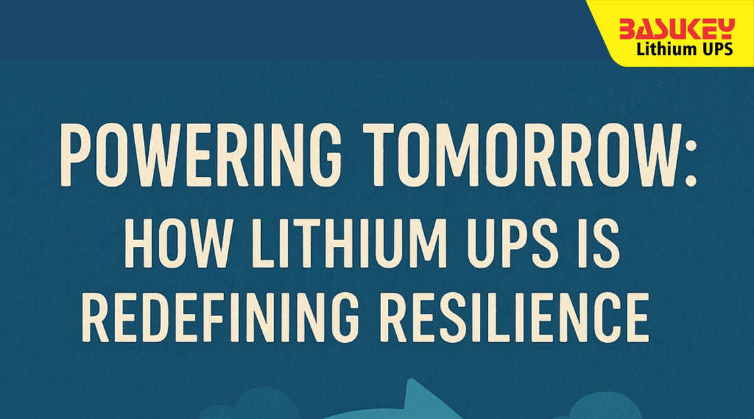 Powering Tomorrow: How Lithium UPS Is Redefining Resilience