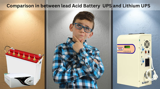 Comparison in between lead Acid Battery  UPS and Lithium UPS