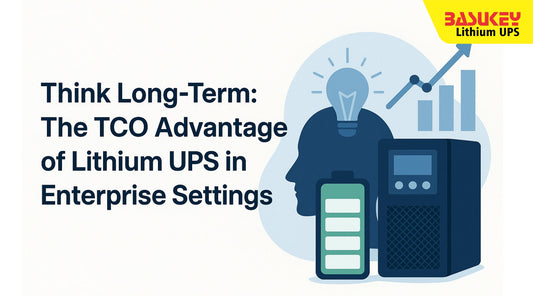 Think Long-Term: The TCO Advantage of Lithium UPS in Enterprise Settings