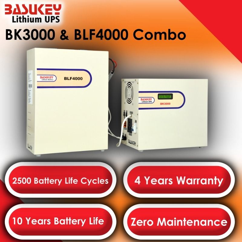 Basukey Lithium UPS BK3000 & BLF4000